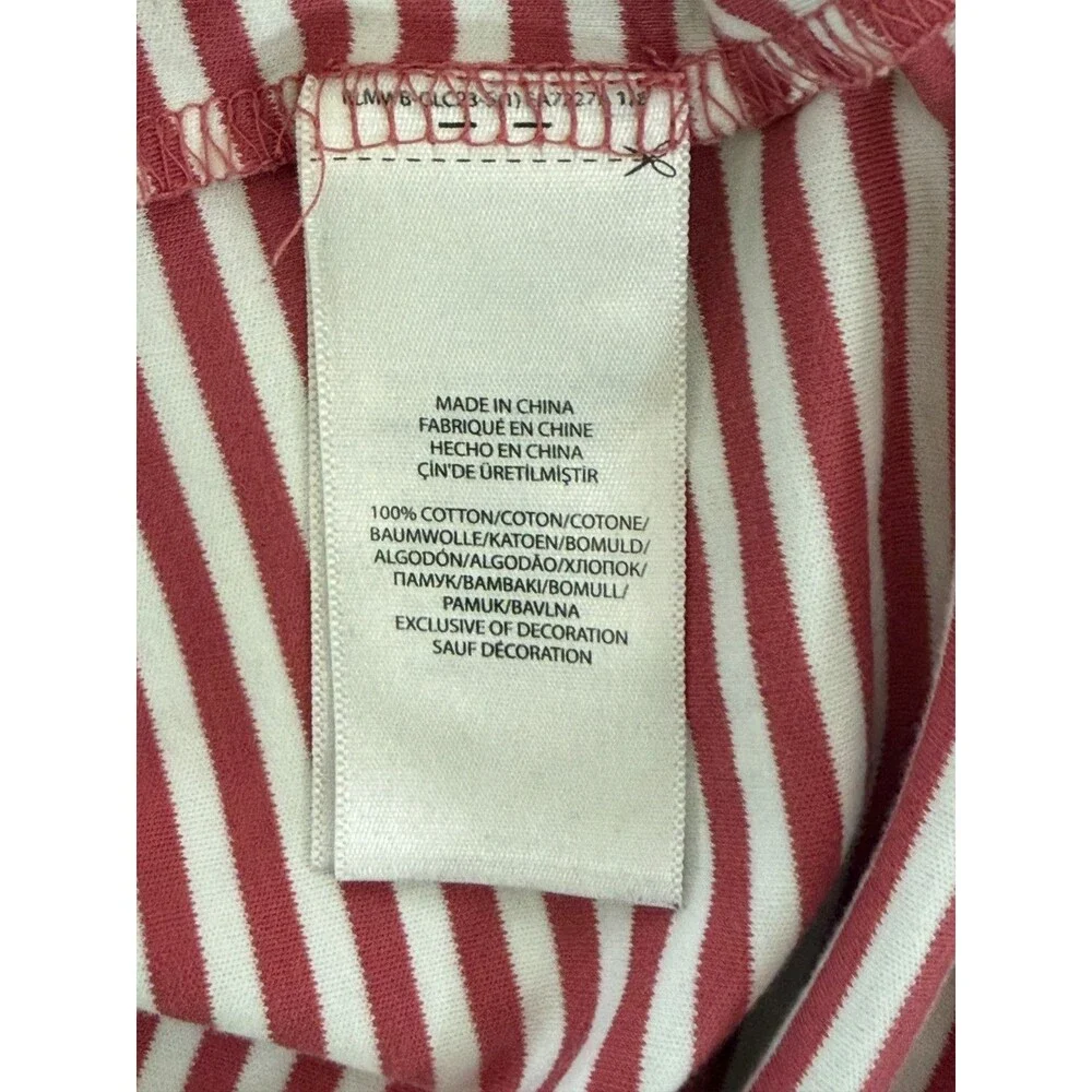 Polo Ralph Lauren Red White Striped Short Sleeve Polo Shirt Size XXL Golf Preppy